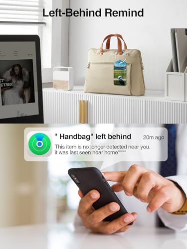 Image of TopMade Luggage Tags, Works with Apple Find My, Smart Suitcase Tag Tracker