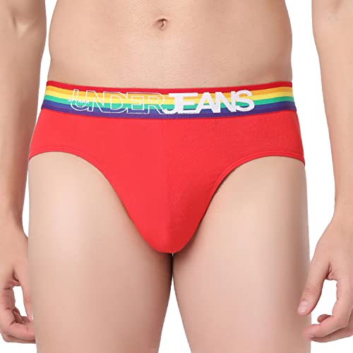 Image of Underjeans Men Cotton Blend Brief