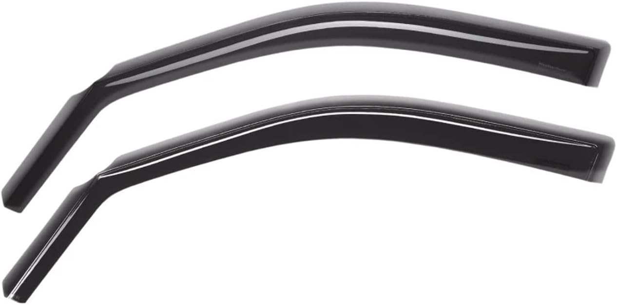WEATHERTECH Side Window Deflector for Select Ford F-150, F-250, F-350, F-450, F550 - Front Pair, Dark Tint (80765)