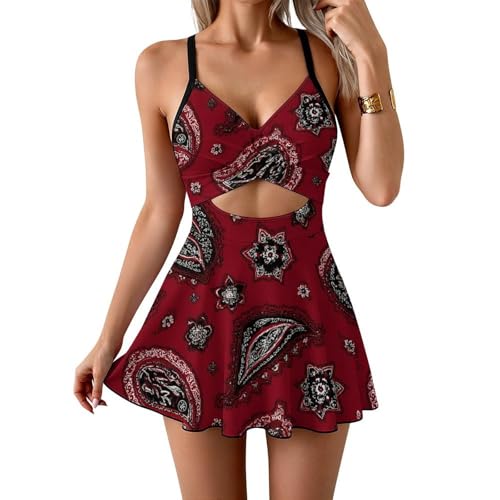 Traje de baño de espalda cruzada moldeador que realza la silueta femenina