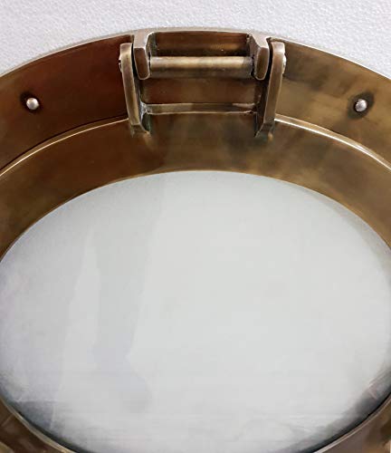 Medieval Replicas Marine Nautical Store Antique Canal Boat Porthole-Window Ship Round Glass Wall Decor Porthole (24 Inches) #TOP3