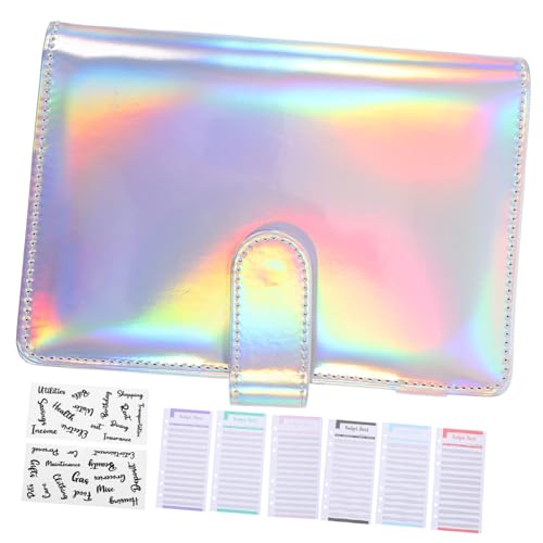 EXQUIMEUBLE 活頁家計簿 予算管理バインダー 軽量防水ポケット付き 貯蓄計画カード収納可能 旅行自宅オフィス対応