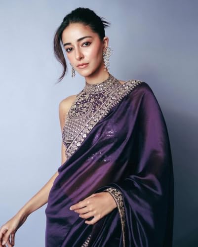 Image of Women's Kanjivaram Soft Lichi Silk Saree Beautiful Jacquard Rich Pallu Design Work Zari With Blouse Piece