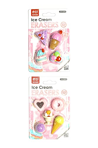 Image of R&H Designer Erasers (QIHAO Icecream Eraser)
