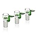 Produktbild REANICE 3-PACK mit integriertem Sieb Schliff 18.8mm f¨¹r alle Glas Bongs (Gr¨¹n)