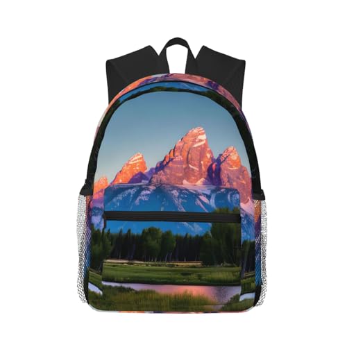Sac à dos léger noir pour homme et femme multipoche