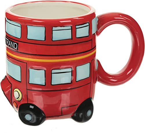 Image of Vision4ever Ceramic Novelty Red Routemaster London Bus Mug Useful for Gifts with Attractive Looks