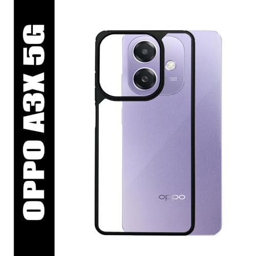 Image of AIBEX Crystal Clear Back Case Compatible with Oppo A3 5G / Oppo A3x 5G Back Cover Case | 360 Degree Protection | Shock Proof Design | Transparent Back Cover (PC & TPU)