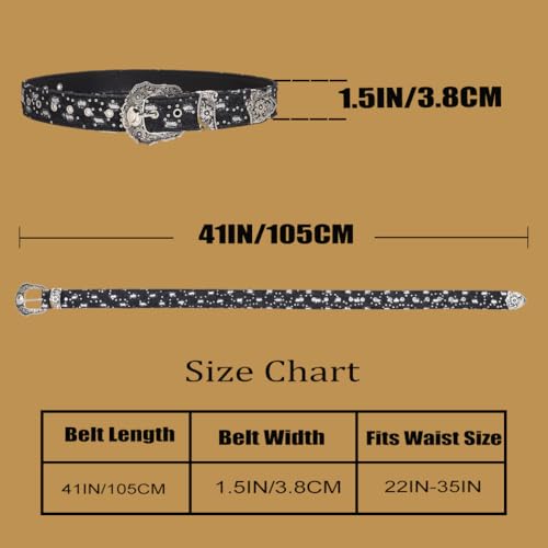 Image of Ursumy Women Denim Waist Belt Blue Jean Belt Butterfly Waist Belt Y2K Belt for Jeans Pants Ladies Cowgirls Cowboys Belt