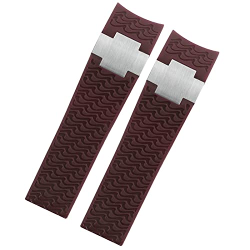 Bracelet de montre impermable en caoutchouc silicone souple pour montre de sport homme femme