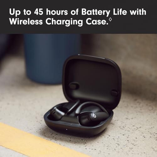 Beats Powerbeats Pro 2 Wireless Bluetooth Earbuds - Noise Cancelling, Heart Rate Monitor, IPX4, Up to 45H Battery & Charging Case, Works with Apple & Android - Jet Black — view 6
