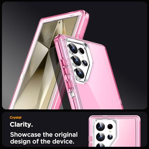 AICase for Samsung Galaxy S23 Ultra Case Clear 3 in 1 Heavy Duty Drop Protection Full Body Rugged Shockproof/Dust Proof 3-Layer Military Protective Tough Durable Cover for Galaxy S23 Ultra 6.8"_2 by AICase - Used condition - Image 3