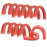 HARMONYDENT Dental Base Wax, U Shape Red Teeth Wax Molding Casting Filling DIY Dentures Wax for Sharp Broken Tooth Lab Dentist Auxiliary Material 12pcs/Box