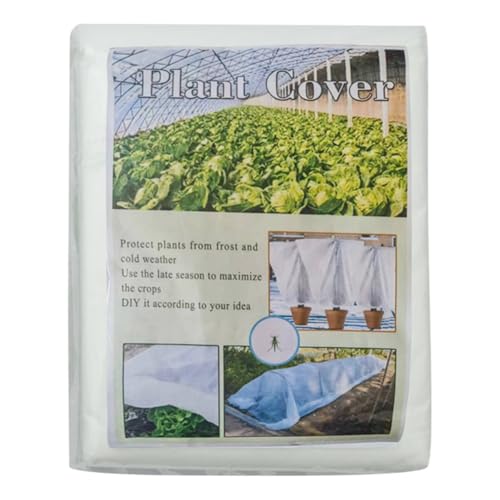 UieoKakeh Cubiertas para Plantas Protección Heladas Cubiertas de Flotantes Gruesas de Invierno 2mx 15m Manta de Tela Heladas Reutilizable Tela de Sombra