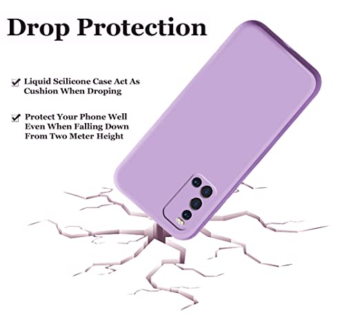 Image of A rtistque Back Cover Case for Vivo V19 with Camera Protection | Shockproof TPU | Stylish Protective Design | Slim Fit | Ultra Matte | Vivo V19 Back Cover - Purple