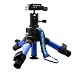 Tokiner 015322 Mini Tripod, Arca-Swiss Standard Compatible, Strap Included, Blue