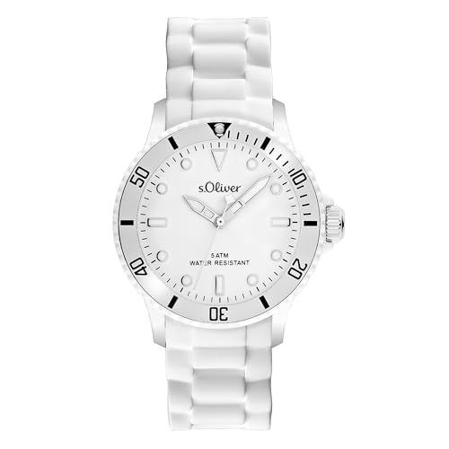 s.Oliver Unisex Analog Quarz Armbanduhr SO-2291-PQ
