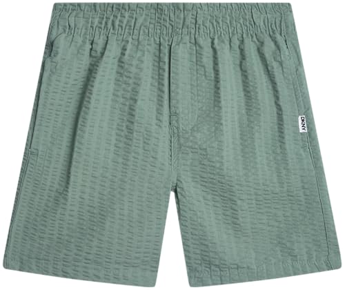 Image of DKNY Toddler Boys Short Set - 2 Piece Cabana Short Sleeve Button Down Shirt and Matching Toddler Shorts for Boys