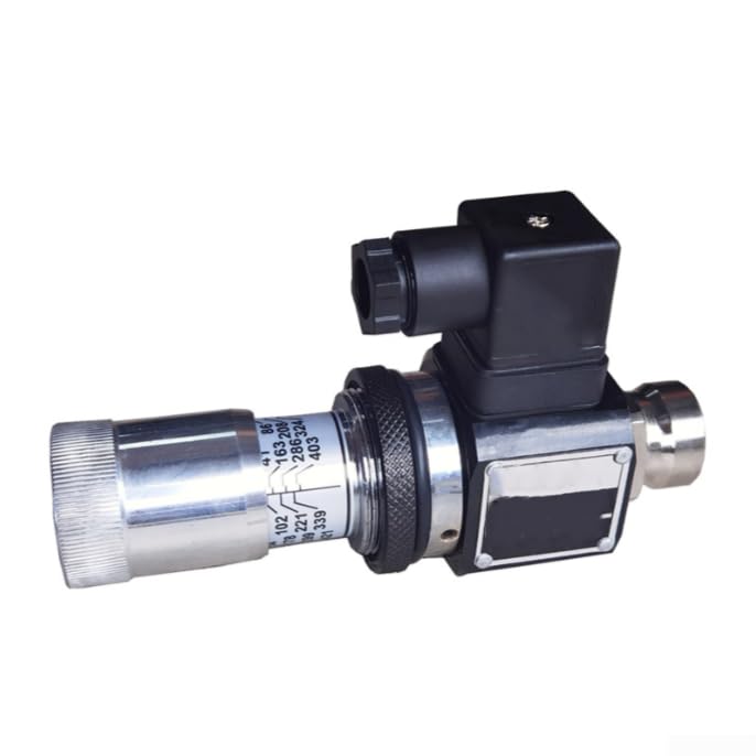 Interruttore di pressione idraulica JCS 02H 02N regolabile 60-350kg/cm² - Manometro preciso in ghisa per impianti industriali (A)