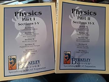 Paperback Two Book Set--Physics Part I and Physics Part II, Sections I-V and Sections VI-X Book