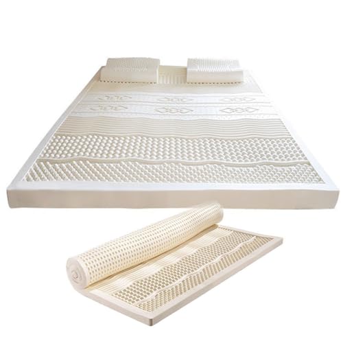 ARyako Colchones Tatami De Látex Natural Masaje Individual Doble Hotel Colchón Familia Cama De Lujo Colchoneta King Queen Twin Tamaño Completo,5cm,120x190cm(47x75in)
