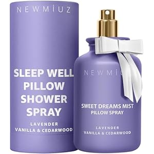 Sweet Dreams Sleep Pillow Spray Lavender Vanilla Cedarwood Essential Oils Fast Acting Aromatherapy Mist for Restful Sleep Relaxation Calming Stress Relief Bedtime & Shower Spray Luxury Self Care Gift