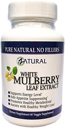 Extra Strength White Mulberry Leaf Extract 1000 Vegetable Capsule-Appetite Suppressant, Weight Loss, Lose Weight, Promotes Healthy Metabolism (2)