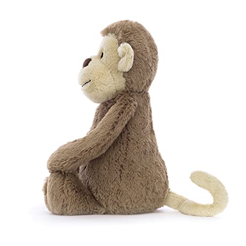 Jellycat Bashful Monkey Stuffed Animal, Medium 12 inches - Monkey Plush Toy - Classic Children's Gift - Image 3