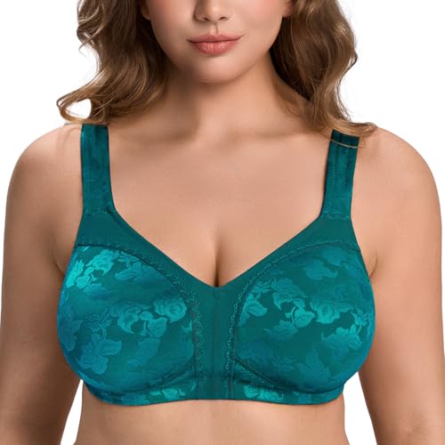Image of Wingslove Women's Minimizer Bras Full Coverage Wirefree Comfort Plus Size Bra Large Bust Non Padded