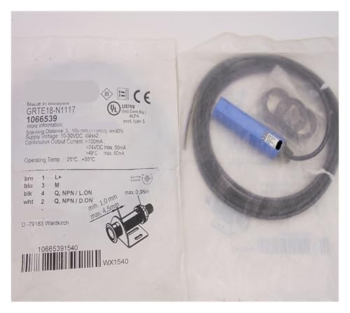 Image of 1066539 sensor GRTE18-N1117 photoelectric sensor M18