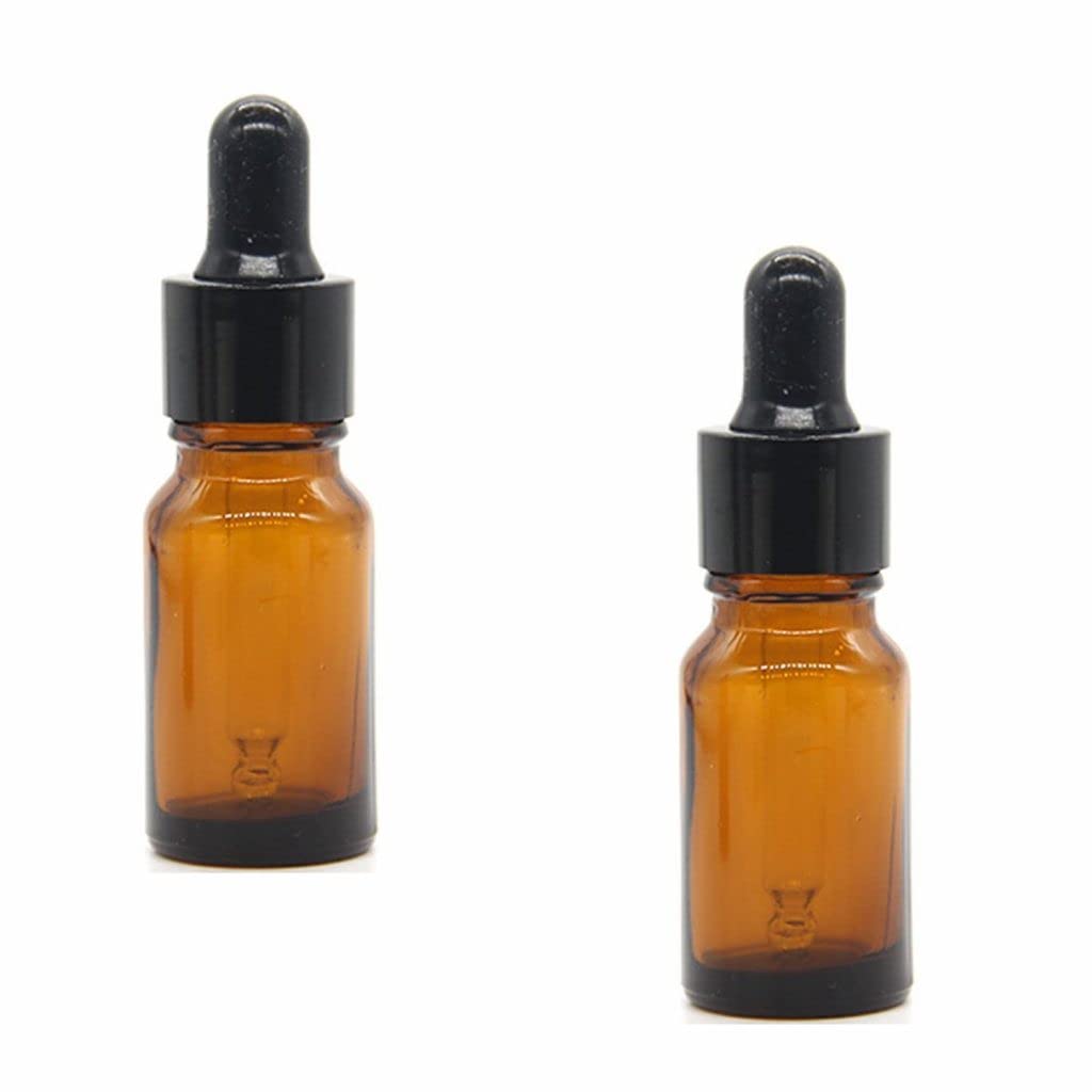 Botellas con cuentagotas Cristal Marron 15 ml para Aceites Esenciales