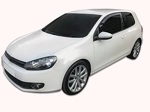 Déflecteurs de vent teintés et aérodynamiques pour Golf 6 - 3