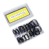 [Kit de réparation complet] Cet ensemble comprend 180 joints toriques en 18 tailles différentes (10 pièces chacune) avec deux options d'épaisseur (0,5 mm et 0,6 mm). La large gamme de tailles de 16 mm à 30 mm convient à la plupart des montres, ce qui en fait un outil indispensable pour les réparations professionnelles de montres ou les projets de maintenance .
