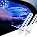 Garneck 9W Lampada LED Unghie UV Professionale Set Di 4 Lampadine per Asciugatura e Manicure/Pedicure, 365 NM Manicure e Pedicure Forno Asciuga Smalto Lampada UV LED Unghie Set Unghie Gel
