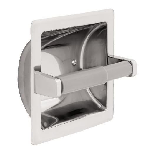Franklin Brass 657B Recessed Paper Holder,Bright Stainless Steel