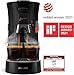 Philips Senseo Select Kaffeepadmaschine mit Kaffeestärkewahl und Memo-Funktion, aus recyceltem Plastik, Farbe: Schwarz (CSA240/60)