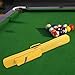 kowaku Billiard Pool Cue Stick Case Carry Bag Portable Zipper Storage Pouch for Travel 1/2 Snooker Billiard Stick Rod Sports, Yellow