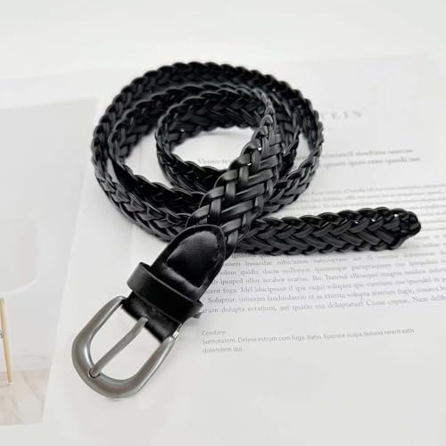 Utility woven Women PU Belt Waist Belt Golden Adjustable Metal Bucklev Belt Accessory Ideal for Jeans Dresses Coats Daily Commuter Wear2