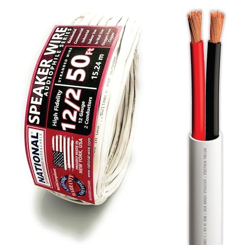 Câble de haut-parleur 12/2 National Wire & Cable pour sonoriser votre salon