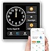 لوحة Tuya T3E لوحة شاشة تعمل باللمس لوحة تحكم الاتحاد الأوروبي الذكية لوحة التبديل Zigbee Smart Home Wall Push Light Switch، White