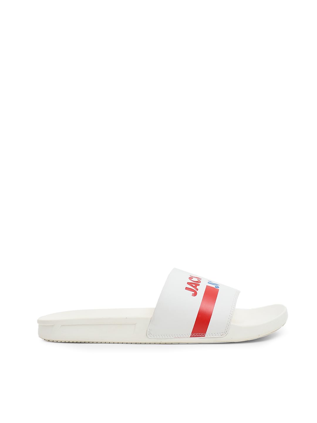 JACK & JONES Men's 12264300 Slides White - Image 1