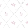 GloryTik Vintage Floral Wallpaper Peel and Stick, Removable Pink Flowers Contact Paper, Self Adhesive Wall Paper for Bedroom Living Room Cabinets Bedroom Vinyl Rolls (17.3" x 78.7")