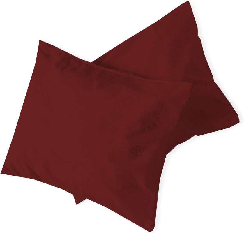 Image of Waterproof Zippered Pillow Encasement - Marron Pillow Protectors Terry Cotton - 17 x 27 Inch