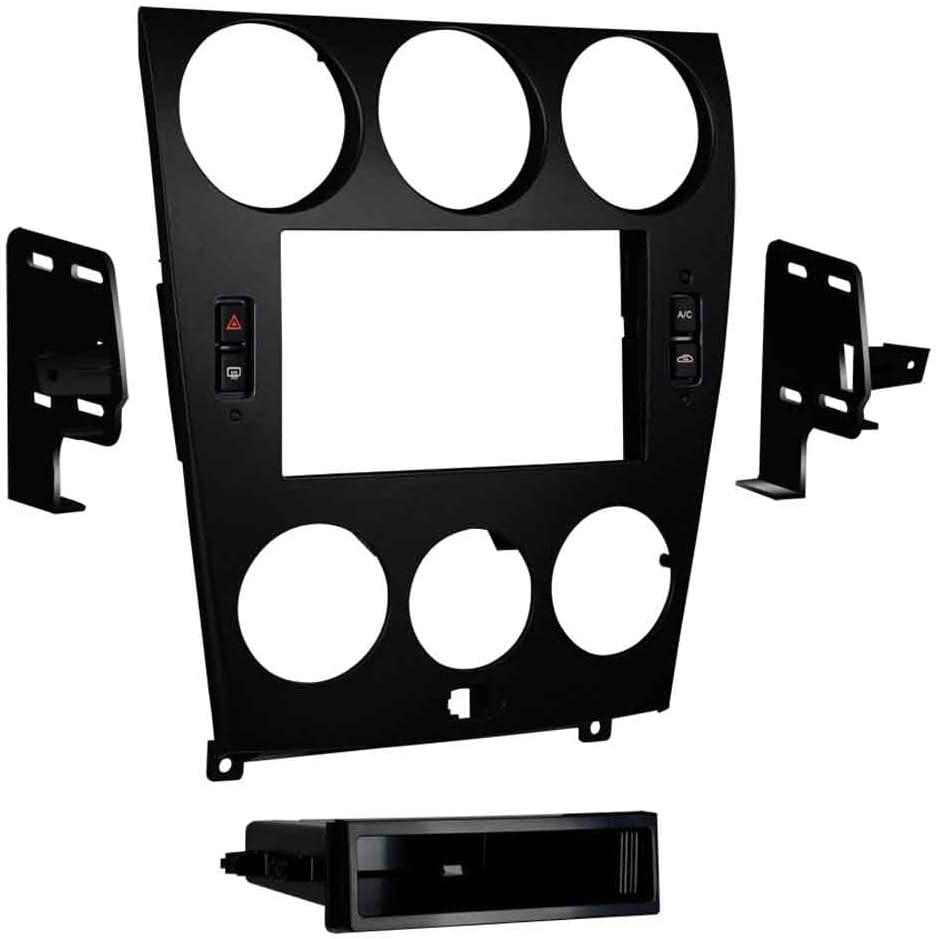 Metra 99-7524B Mazda 6 Double and ISO DIN Radio Install Kit for 2006-08