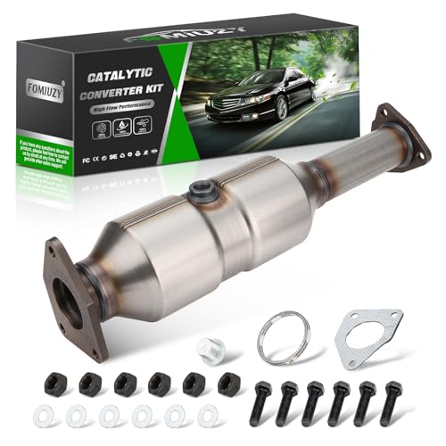 FOMIUZY Front Catalytic Converter Kit Direct-Fit Honda Accord 2003 2004 2005 2006 2007 2.4L