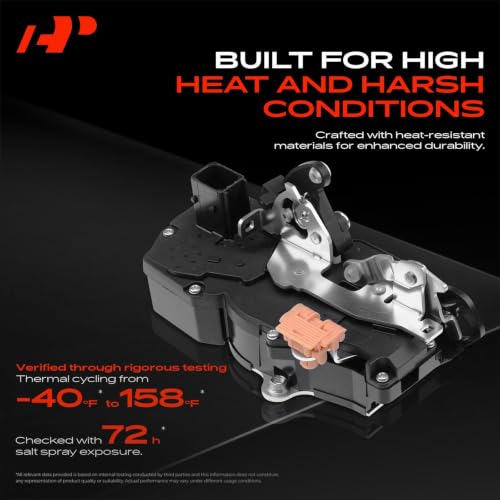Image of A-Premium Front Right Passenger Side Door Lock Actuator | Compatible with Cadillac CTS 2003-2007, SRX 2004-2006