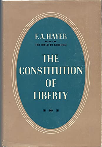 The Constitution of Liberty B0000CKKZ5 Book Cover