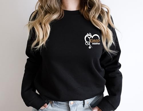 Custom DNP Nurse Sweatshirt, Personalized DNP Nurse Shirt, Doctor of Nursing Practice Pullover, Nurse Valentines Day Sweater3