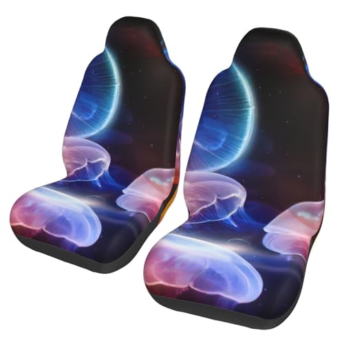 Housse de siège auto antidérapante méduse lot de 2 protections universelles