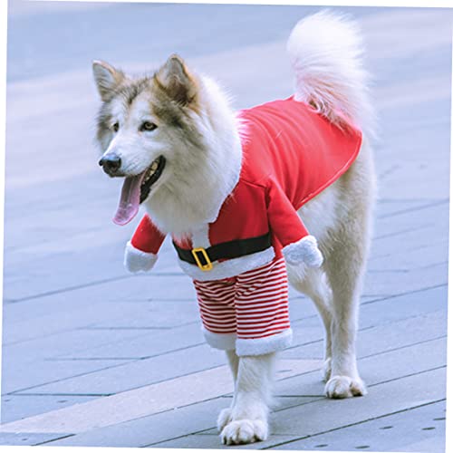 Disfraz de Santa para perro BESPORTBLE tamaño XS miniatura 5